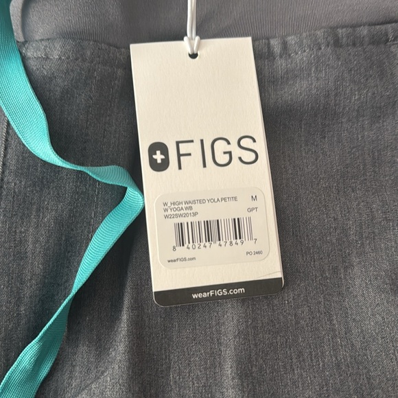 NWT Figs Scrubs High Waisted Yola in Graphite - Picture 2 of 2